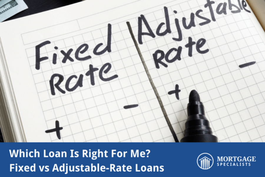 Which Loan Is Right For Me? Fixed- vs Adjustable-Rate Loans
