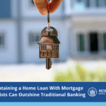 how obtaining a home loan with mortgage specialists can outshine traditional banking with a photo of a house and key